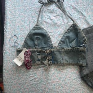 Barbie Jean halter /Zara/ BARBIE , brand new tags still on
